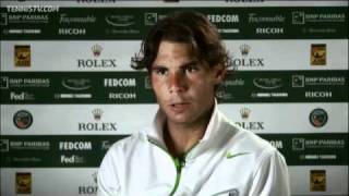 Rafael Nadal MonteCarlo SecondRound Spanish Interview [upl. by Ttenneb]