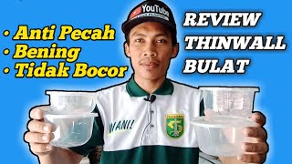 REVIEW THINWALL MANGKOK BULAT HARGA DAN UKURAN [upl. by Rehpetsirhc]