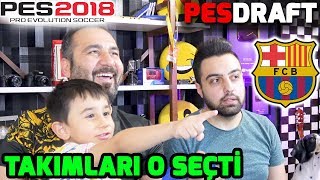 EGEMEN KAAN TAKIMLARIMIZI SEÇTİ  PES 2018 PESDRAFT [upl. by Anilek]