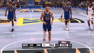 NBA 2K25 Emirates NBA Cup 🏆 Mode  WARRIORS vs GRIZZLIES FULL GAMEPLAY [upl. by Dedric]