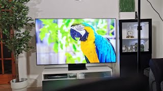 Samsung QLED Q95T amp Q90T 65 Inch 2020 4K Flagship Smart TV Alexa amp Google Assistant Review AP Tech [upl. by Idnak598]