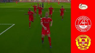 Aberdeen v Motherwell Highlights  Scottish Premiership 202425 [upl. by Lola]