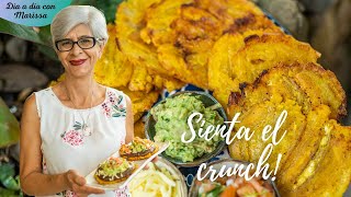 Cómo preparar Patacones Tostones crujientes y deliciosos [upl. by Araldo]