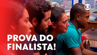 Alane Davi Isabelle e Matteus encaram a Prova do Finalista 💥  BBB  TV Globo [upl. by Yarw]