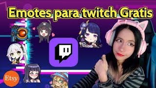 COMO HACER EMOTES PARA TWITCH GRATIS SUPER FACIL 2023 [upl. by Lenhart]