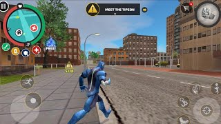 Rope Hero Game  Vice Town  Rope Hero On Army Base  Bsskz Gaming [upl. by Amalita84]