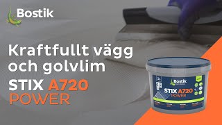 Kraftfullt vägg och golvlim med brett användningsområde  STIX A720 POWER SE [upl. by Ajoop]