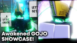 AUT AWAKENED GOJO SHOWCASE  HOW TO GET [upl. by Arorua856]