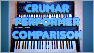 CRUMAR PERFORMER COMPARISON  BOTH FILTER VERSIONS [upl. by Munsey]