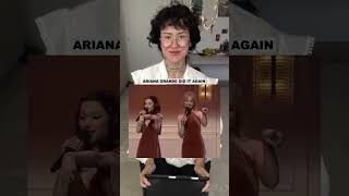 Ariana Grande Singing Sabrina Carpenter quotEspressoquot shorts music arianagrande reaction [upl. by Vinnie269]