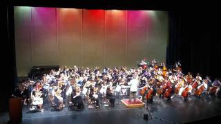 UTA Summer Strings  Bacchanale by SaintSaens arr Porter [upl. by Silohcin]