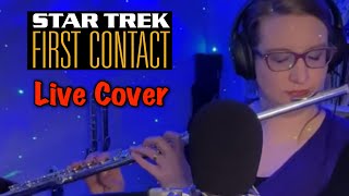 Star Trek First Contact Theme  Flute Solo  Live Cover [upl. by Novehs898]