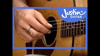 Auld Lang Syne for Solo Guitar 3of4 Christmas Songs Guitar Lesson ST101 How to play [upl. by Acul]