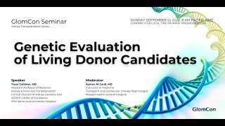 Genetic Evaluation of Living Donor Candidates [upl. by Candi]