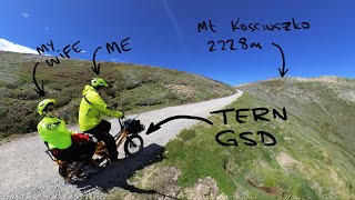 Tern GSD Ridden to the Highest Mountain in Australia  with a Passenger [upl. by Ajup423]