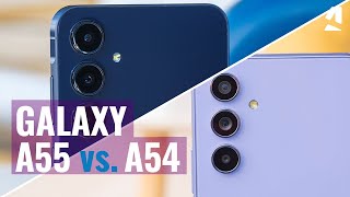 Samsung Galaxy A55 vs Galaxy A54 More differences than expected [upl. by Grier]