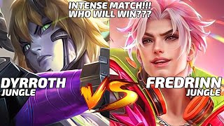 DYRROTH VS FREDRINN  WHOLL GONNA WIN  Mobile Legends [upl. by Ellekim]