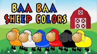 Baa Baa Black Sheep  Colors  Daddy Kids TV [upl. by Netnert]