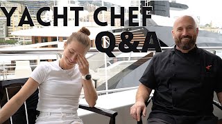 Yacht Chef QampA  your Qs answered ft OliveOilandGasoline [upl. by Dadivitan]