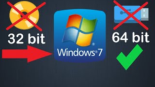 Как перейти с 32 bit на 64 bit Windows 7 без флешки или диска и без потери данных [upl. by Guarino]