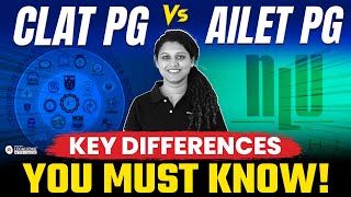 CLAT PG vs AILET PG  Key Differences Every LLM Aspirant Should Know [upl. by Pardo]