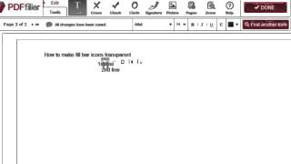 How to Make the Fill Bar Transparent in the PDFfiller Editor [upl. by Lida]