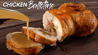 This chicken has NO BONES Its easy fancy and delicious Ballotine [upl. by Chatterjee]