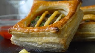 Puff Pastry dough  plus many ideas for different puff pastry shapes [upl. by Frasier]