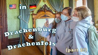 Americans Visit Schloss Drachenburg and Drachenfels CBYX [upl. by Anytsyrk536]