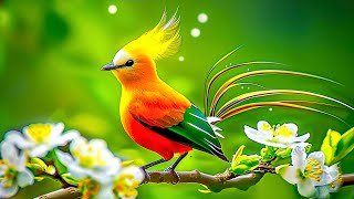 Birds Singing 4K  247 Soft Birdsong Healing Anxiety and Depression 🌿 Heal The Mind Improve Memory [upl. by Orabelle]