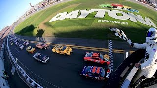 Hamlin wins by a nose in the Daytona 500 [upl. by Anen]