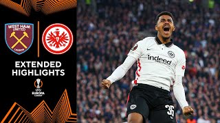 West Ham vs Eintracht Frankfurt Extended Highlights  SemiFinal  1st Leg  CBS Sports Golazo [upl. by Toth]