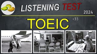 TOEIC Listening Test 35 TOEIC Asia set Japan examination 2024 [upl. by Fanya]