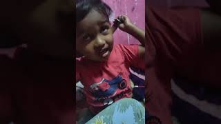 2 yr old boy telling story school  learn from big brother [upl. by Luht]