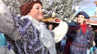 Winter Efteling Eskimos Sneeuwprinses en de Vuurprins zingen bij Carnaval Festival Plein 2016 [upl. by Elleniad]