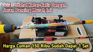 Joran pancing murah Berkualitas Harga Cuman Segini Sudah Dapat 1 Set [upl. by Ahsiket622]