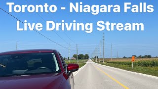 Toronto to Niagara Falls Live Stream  Driving from Toronto to Niagara Falls on Christmas  LIVE [upl. by Honan285]