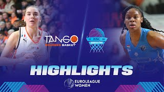 Tango Bourges Basket v Atomeromu KSC Szekszard  Gameday 5  Highlights  EuroLeague Women 202223 [upl. by Otila]