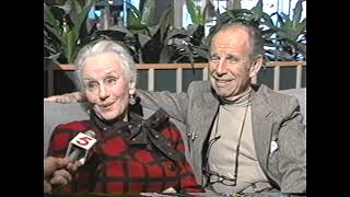 Hume Cronyn and Jessica Tandy interview for Foxfire 1987 [upl. by Truelove]