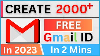 Create 1000💌Gmail ID Just In 2 Mins  Using Gmail ID Generator For FREE🔥 [upl. by Atima]