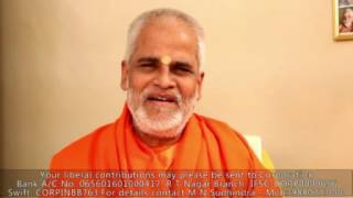 Message from Brahmananda guruji Chinmaya Mission Bangalore [upl. by Decato179]