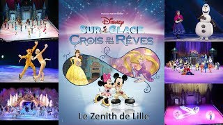 disney sur glace 2018 crois en tes reves  ZENITH de LILLE 1218 [upl. by Knudson628]