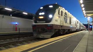 Northbound Amtrak 506 pulls into the Tacoma Dome Station [upl. by Ahsaercal289]