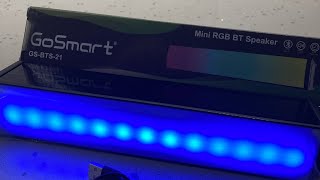 GoSmart GSBTS21 rgb bluetooth ışıklı hoparlör incelemesi bakalım ne kadar rgb [upl. by Rebekah]