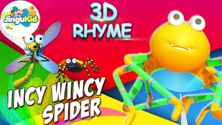 Incy Wincy Spider Nursery Rhyme With Lyrics  Cartoon Animation Rhymes amp Songs for Children [upl. by Picardi]