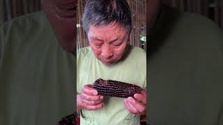 Eat a corn before eating cured pork ribs Cured pork ribs Rural life Cured meat [upl. by Noet]