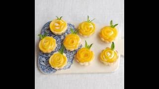 Recetas La Paulina  Tarteletas Florales [upl. by Dowdell664]