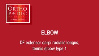 Transverse friction massage tennis elbow type 1 [upl. by Tabbatha]