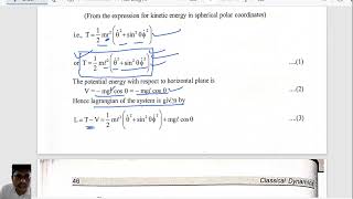 Spherical Pendulum Equations of Motion Lagranges equations  Classical Dynamics [upl. by Monjo119]