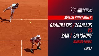 Granollers  Zeballos vs Ram  Salisbury Quarterfinals Match Highlights IBI23 [upl. by Acimat]